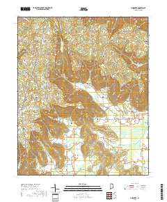 Mud Creek 2018 topographic map thumbnail