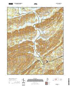 Ohatchee 2018 topographic map thumbnail