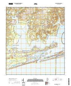 Orange Beach 2018 topographic map thumbnail