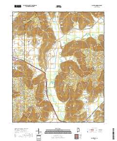 Paint Rock 2018 topographic map thumbnail