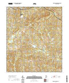 Parkers Crossroads 2018 topographic map thumbnail