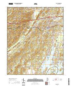 Pell City 2018 topographic map thumbnail