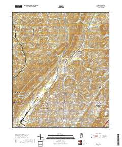 Pinson 2018 topographic map thumbnail