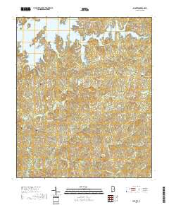 Ponders 2018 topographic map thumbnail