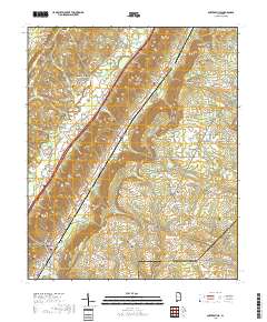 Portersville 2018 topographic map thumbnail