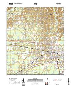 Selma 2018 topographic map thumbnail
