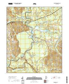 Warrior Dam 2018 topographic map thumbnail