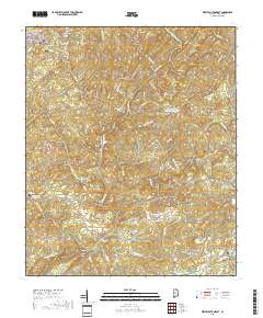 West Blocton East 2018 topographic map thumbnail