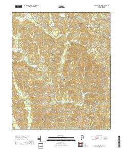 West Blocton West 2018 topographic map thumbnail