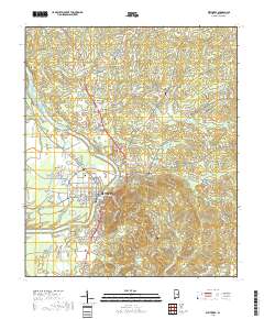 Wetumpka 2018 topographic map thumbnail