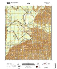 Woods Bluff 2018 topographic map thumbnail