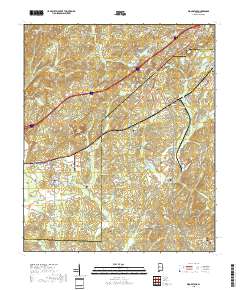 Woodstock 2018 topographic map thumbnail