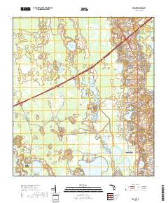 Gum Lake 2018 topographic map thumbnail
