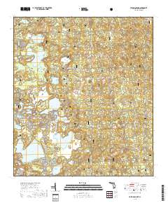Halfmoon Lake 2018 topographic map thumbnail