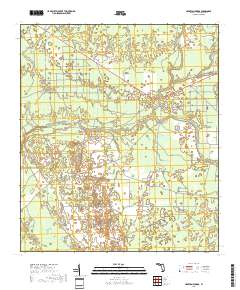 Hampton Springs 2018 topographic map thumbnail