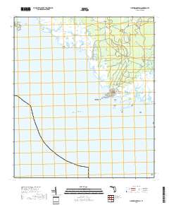 Horseshoe Beach 2018 topographic map thumbnail