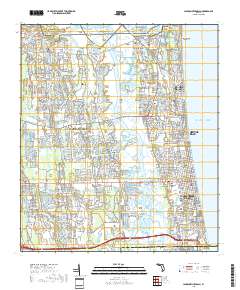 Jacksonville Beach 2018 topographic map thumbnail