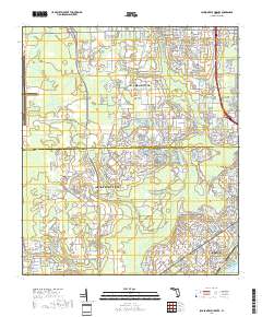 Jacksonville Heights 2018 topographic map thumbnail