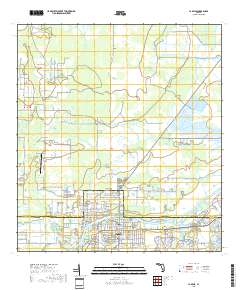 La Belle 2018 topographic map thumbnail