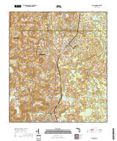 Lacoochee 2018 topographic map thumbnail