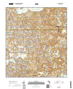 Lady Lake 2018 topographic map thumbnail