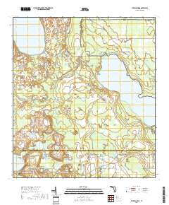Lake Arbuckle 2018 topographic map thumbnail