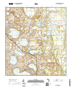 Lake Arbuckle SW 2018 topographic map thumbnail