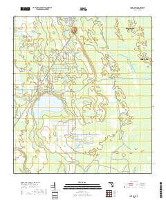 Lake Ashby 2018 topographic map thumbnail