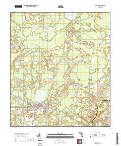 Lake Butler 2018 topographic map thumbnail