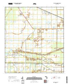 Lake Hicpochee 2018 topographic map thumbnail