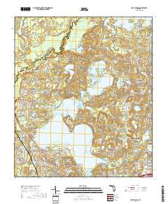 Lake Jackson 2018 topographic map thumbnail