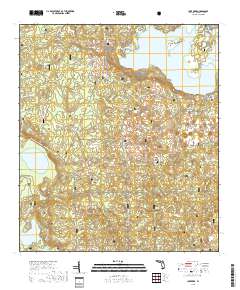 Lake Kerr 2018 topographic map thumbnail