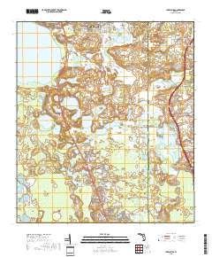 Lake Louisa 2018 topographic map thumbnail
