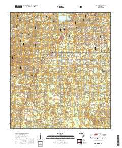Lake Munson 2018 topographic map thumbnail