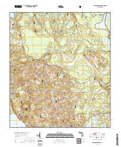Alexander Springs 2018 topographic map thumbnail