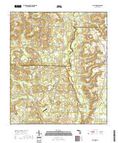 Altha West 2018 topographic map thumbnail