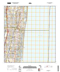 Boca Raton 2018 topographic map thumbnail