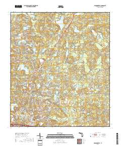 Bradfordville 2018 topographic map thumbnail