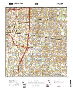 Brandon 2018 topographic map thumbnail