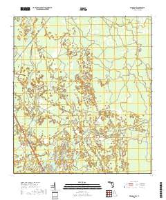 Bronson SW 2018 topographic map thumbnail