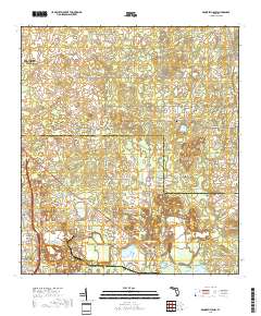 Brooksville NW 2018 topographic map thumbnail