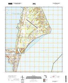 Cape Canaveral 2018 topographic map thumbnail