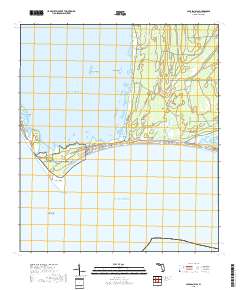 Cape San Blas 2018 topographic map thumbnail