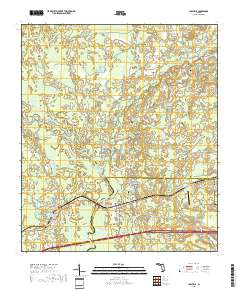 Caryville 2018 topographic map thumbnail