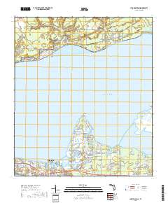 Choctaw Beach 2018 topographic map thumbnail