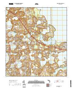 Clermont East 2018 topographic map thumbnail