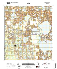 Clermont West 2018 topographic map thumbnail