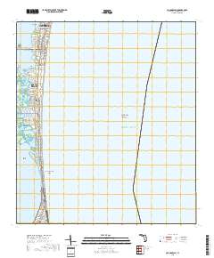 Cocoa Beach 2018 topographic map thumbnail