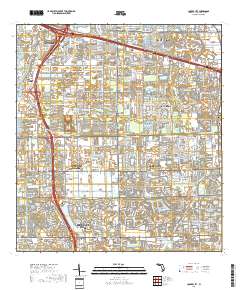 Cooper City 2018 topographic map thumbnail