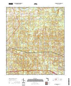 Cottondale East 2018 topographic map thumbnail